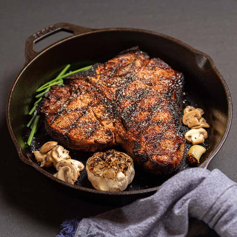 Cooked Porterhouse Steak