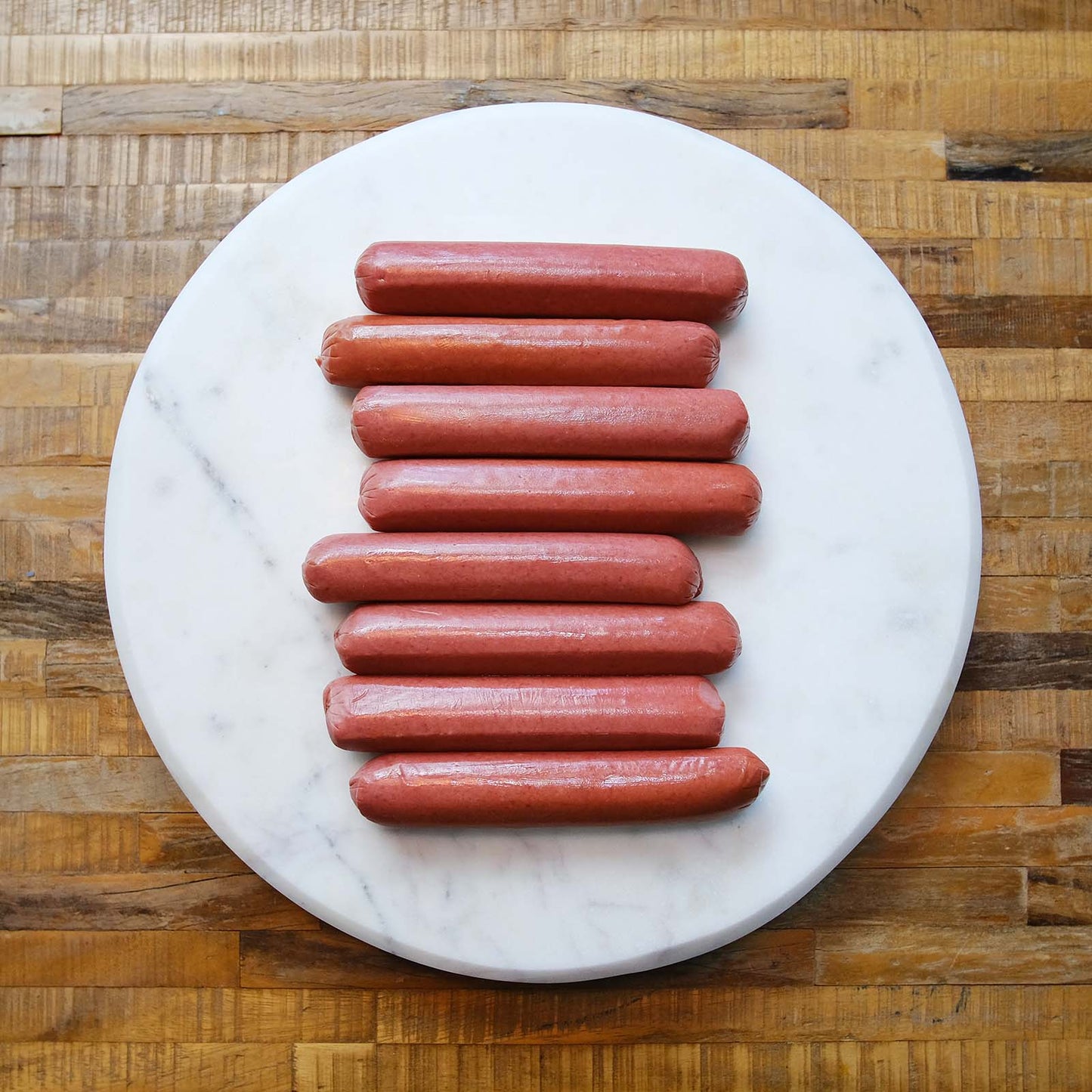 Plate of Hot Dogs